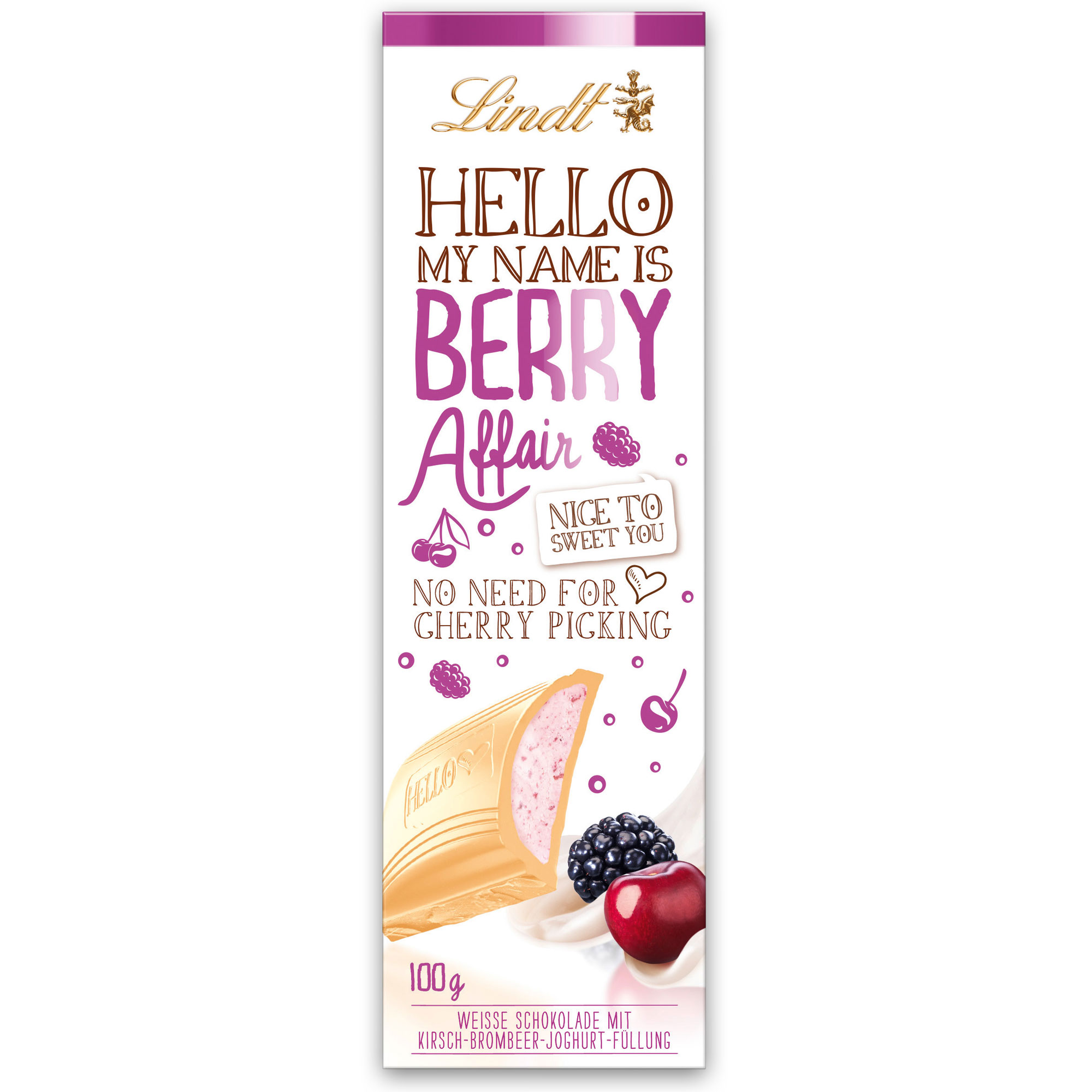 lindt hello berry affair | online kaufen im world of sweets shop