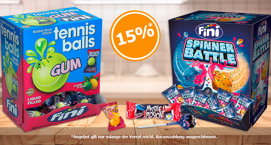 Verlockende Ersparnis: 15 % Rabatt auf Fini 200er Gum Boxen!