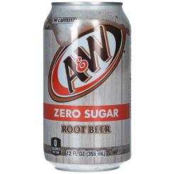 A&W Root Beer Zero Sugar USA 355ml 