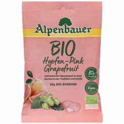 Alpenbauer Bio Hopfen-Pink Grapefruit Bonbons 90g 
