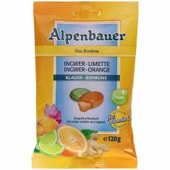 Alpenbauer Klassik-Bonbons Ingwer-Limette Ingwer-Orange 120g 