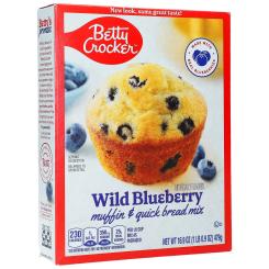 Betty Crocker Muffin & Quick Bread Mix Wild Blueberry 479g 