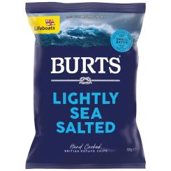 Burts Lightly Sea Salt 150g 