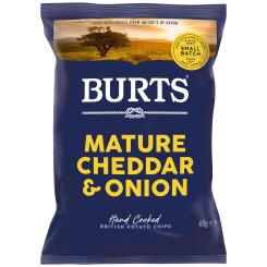 Burts Mature Cheddar & Onion 40g 