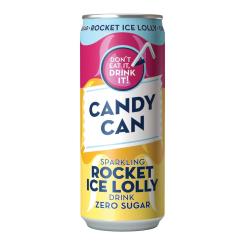Candy Can Sparkling Rocket Ice Lolly Drink Zero Sugar 330ml 