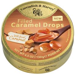 Cavendish & Harvey Filled Caramel Drops with finest Caramel 130g 