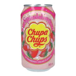 Chupa Chups Sparkling Strawberry & Cream 345ml 