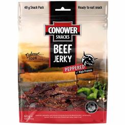 Conower Snacks Beef Jerky Peppered 60g 