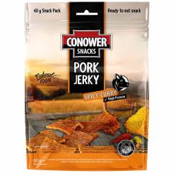 Conower Snacks Pork Jerky Spicy-Curry 60g 