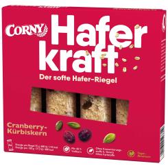 Corny Haferkraft Cranberry-Kürbiskern 4x35g 
