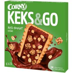 Corny Keks & Go Nuss-Nougat Crème 6x25g 