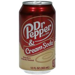 Dr Pepper & Cream Soda USA 355ml 