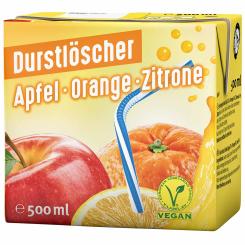 Durstlöscher Apfel-Orange-Zitrone 500ml 