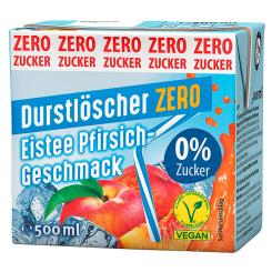 Durstlöscher Eistee Pfirsich Zero 500ml 