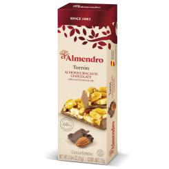 El Almendro Turrón Almond Crocanti Chocolate 75g 