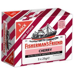 Fisherman's Friend Cherry ohne Zucker 3x25g 