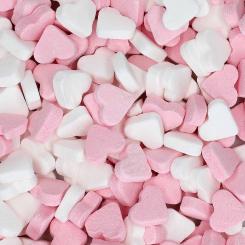 Fortuin Mini Pepermunthartjes rosa-weiß 1kg 