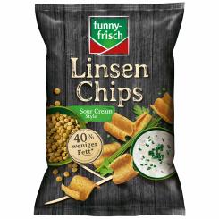 funny-frisch Linsen Chips Sour Cream Style 90g 