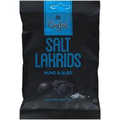 Ga-Jol Salt Lakrids Rund & Blød 140g 