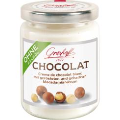 Grashoff Chocolat Crème de chocolat blanc mit Macadamianüssen 235g 