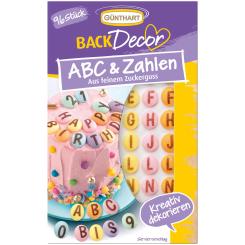 Günthart BackDecor ABC & Zahlen 96er 