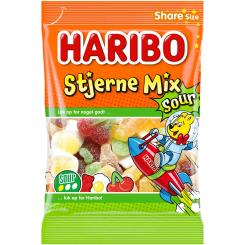 Haribo Stjerne Mix Sour 375g 