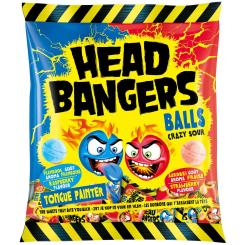 Head Bangers Balls Crazy Sour Himbeere & Erdbeere 135g 