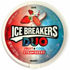 Ice Breakers Duo Fruit + Cool Strawberry sugarfree 36g 