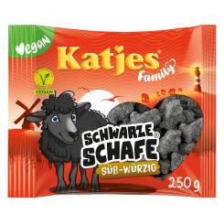 Katjes Family Schwarze Schafe Süß-Würzig 250g 