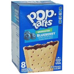Kellogg's Pop-Tarts Unfrosted Blueberry 8er 