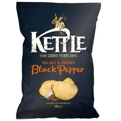 Kettle Chips Sea Salt & Crushed Black Pepper 130g 