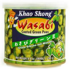 Khao Shong Wasabi Coated Green Peas 140g 