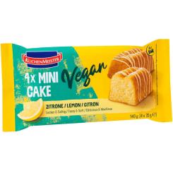 KuchenMeister Mini Cake Zitrone Vegan 4x35g (MHD 05.06.2024) 