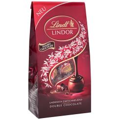 Lindt Lindor Kugeln Vollmilch Double Chocolate 137g 