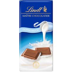 Lindt Maître Chocolatier Doppelmilch Tafel 100g 