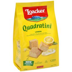 Loacker Quadratini Lemon 125g 