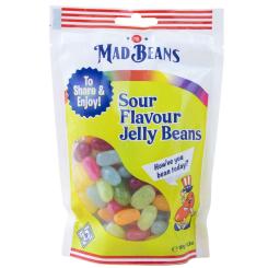 Mad Beans Sour Flavour Jelly Beans 180g 