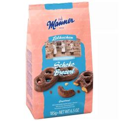 Manner Lebkuchen Schoko Brezerl Milchschokolade 185g 