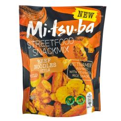 Mitsuba Street Food Snack Mix Beef Noodles Style 140g 