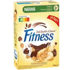 Nestlé Fitness Dark Chocolate & Banana 330g (MHD 31.03.2024) 
