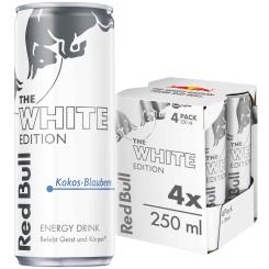 Red Bull The White Edition Kokos-Blaubeere 4x250ml 