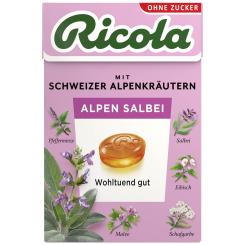 Ricola Alpen Salbei ohne Zucker 50g 