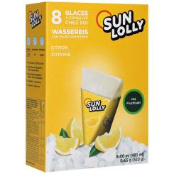 Sun Lolly Wassereis Zitrone 8er 