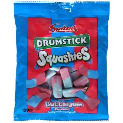 Swizzels Drumstick Squashies Bubblegum 120g 