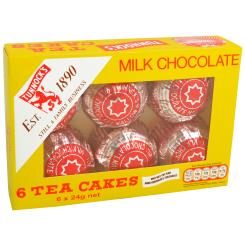 Tunnock's Milk Chocolate Tea Cakes 6x24g 