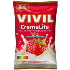 Vivil CremeLife Erdbeere ohne Zucker 110g 