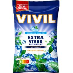 Vivil Halsbonbons Extra Stark ohne Zucker 120g 
