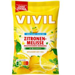 Vivil Multivitamin Bonbons Zitronenmelisse ohne Zucker 120g 