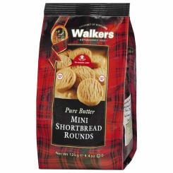 Walker's Mini Shortbread Rounds 125g 