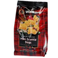 Walker's Mini Shortbread Scottie Dogs 125g 